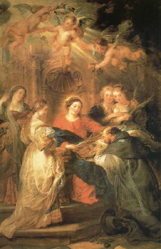 Peter Paul Rubens Aparicion of Maria to San IIdefonso